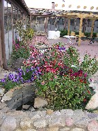 The courtyard at the Casa De Gailvan